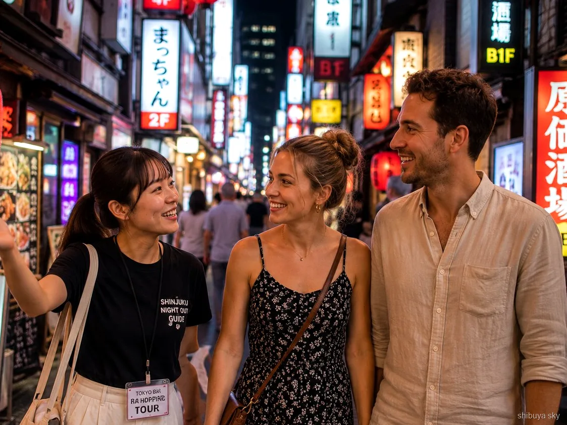 Excursió de vespre a Shibuya Sky, foto feta pel guia