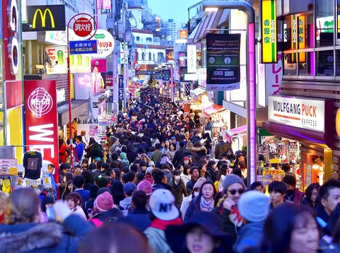 Wycieczka z Harajuku na Shibuya Sky, aleja Omotesando