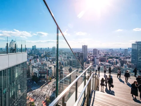 Shibuya Sky bilety, poranna wycieczka: widok na Tokio z otwartego tarasu