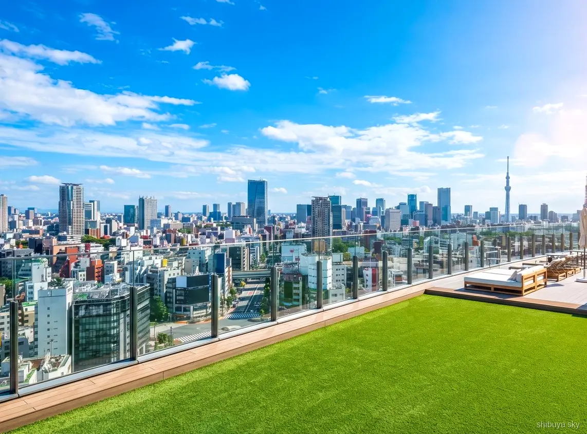 Panorama Tokio w świetle dziennym, bilet na Shibuya Sky z wycieczką