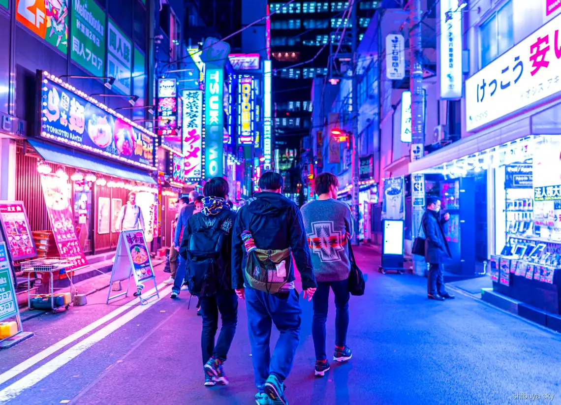 Shibuya Sky ve Shinjuku turu, Omoide Yokocho fenerleri