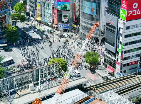 Shibuya Sky popcultuur tour, winkels in Center Gai