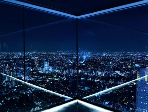 Billet Shibuya Sky à créneau horaire en visite de nuit, skyline nocturne